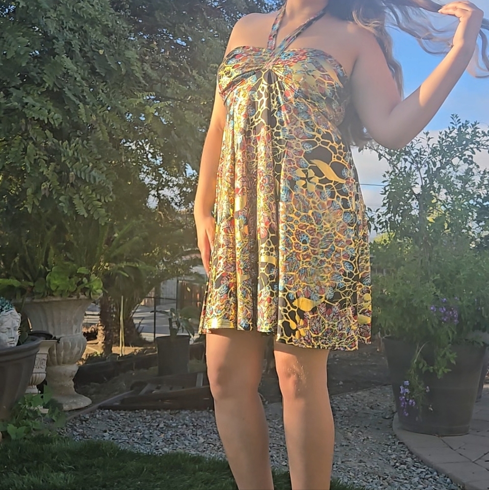 Colorful Patterned Dress - Picture 7 of 11